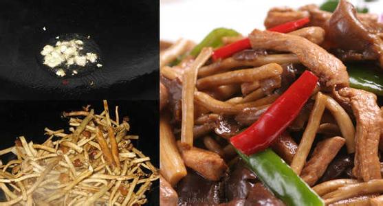 茶树菇炒肉 茶树菇炒肉的制作步骤和方法