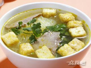 油豆腐粉丝汤 油豆腐细粉汤