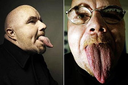 世界上舌头最长的人 全球最长的舌头