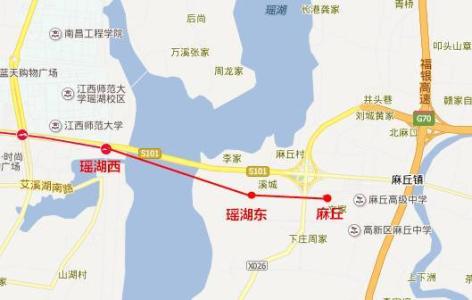 南昌地铁2号线 南昌地铁2号线明年开通 1号线东延线路图示