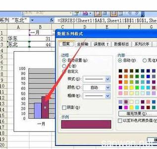 excel2010图表制作 Excel2010中图表操作时系列数据太小选不中的处理方法