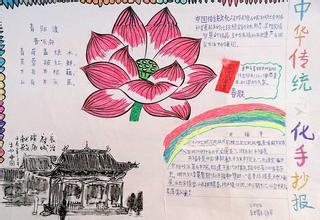 传统文化手抄报三年级 中国传统文化手抄报三年级图片大全