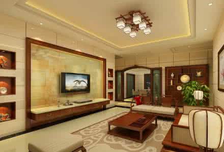 中式客厅的特点 中式客厅电视背景墙特点?中式客厅电视背景墙的材料