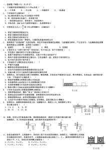 2016高一下学期期末 2016冷水江市八年级物理下学期期末试卷