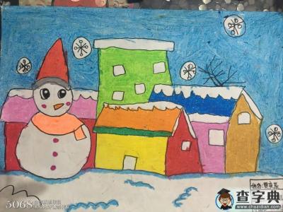 幼儿园图画作品 幼儿园有关冬天的画_幼儿园冬天图画作品