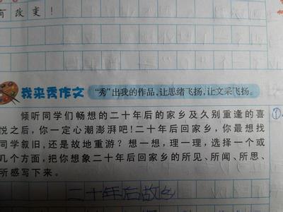 二十年后回故乡300字 二十年后回故乡作文