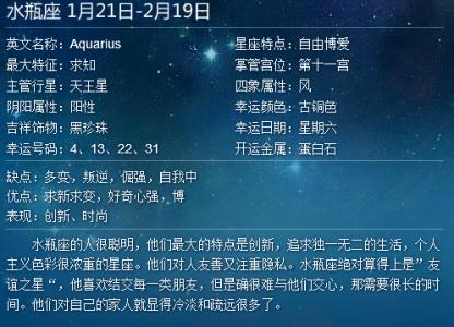 1æ19æ¥æ¯ä»ä¹æåº§ 1月20日是什么星座