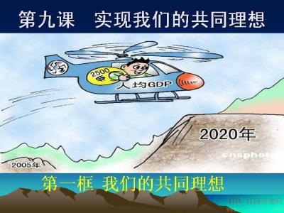 初三政治试题及答案 初三上册政治《实现我们的共同理想》检测试题