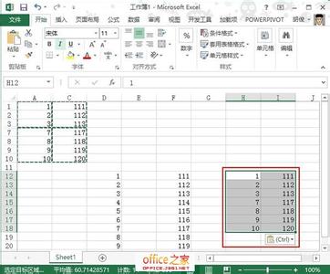 excel复制隐藏单元格 excel2013怎么避免复制隐藏了的单元格