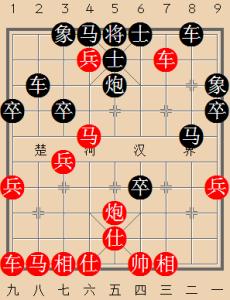 象棋有多少种变化 象棋平炮兑车之车8进8的变化方向