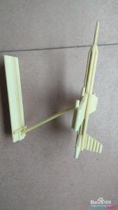 一次性筷子创意手工 一次性筷子创意手工制作飞机模型图解教程