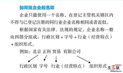 公司名称商标注册 注册公司名称和商标区别