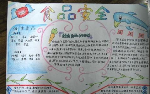 手抄报版面设计图大全 小学食品安全手抄报版面设计图大全，小学食品安全手抄报