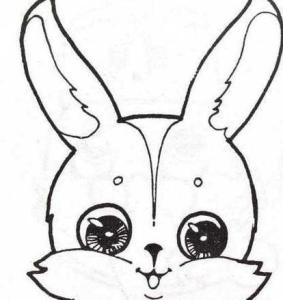 掉进兔子洞图画简笔画 简笔画兔子图画教程