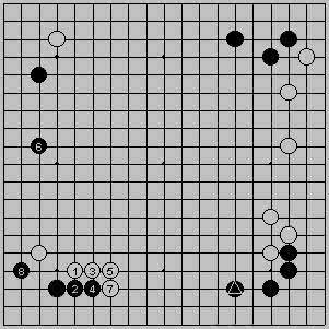 我的理想作文围棋 围棋子力的配合破坏对方的理想构图