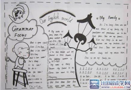 五年级下册英语手抄报 小学五年级英语下册手抄报
