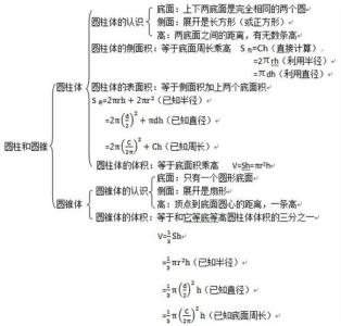 六年级第三单元复习知识点