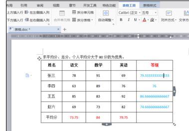 wps表格怎样计算 wps表格数据怎样计算