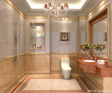 卫生间地砖瓷砖效果图 400*800卫生间地砖价格?卫生间用什么瓷砖好?