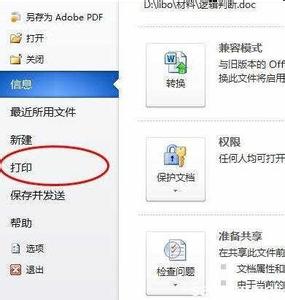 word2010怎样打印预览 怎样在Word2010中打印预览