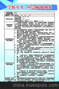 学校灭火应急疏散预案 学校灭火和应急疏散的预案