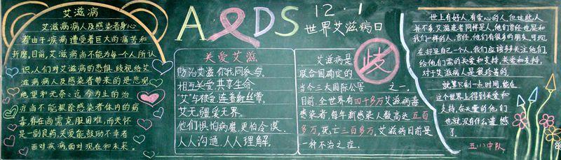 小学黑板报评比方案 小学预防艾滋病黑板报评比