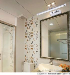 浴室柜镜前灯怎么安装 浴室镜前灯哪种好 浴室镜前灯安装高度怎么确定