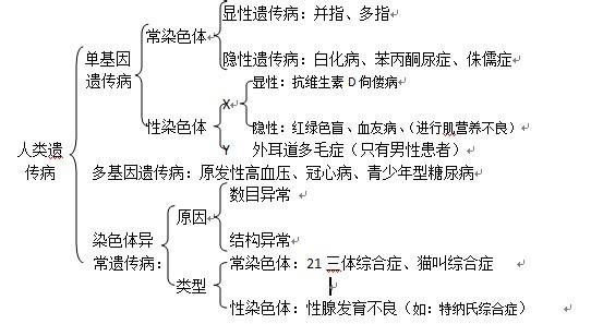 高中生物人类遗传病 高一生物《人类遗传病》学案