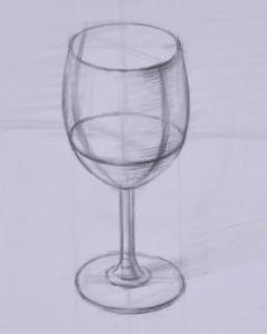 杯子结构素描 杯子结构素描的图片