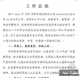 试用期个人总结范文 会计试用期个人工作总结范文