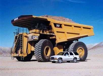 世界上最大的装载机 世界上最大的矿车
