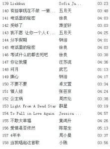 好听的歌曲大全90后 90后好听的歌曲大全 90后好听的歌曲推荐