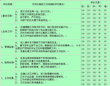 员工年终考核评语 年终员工考核鉴定评语