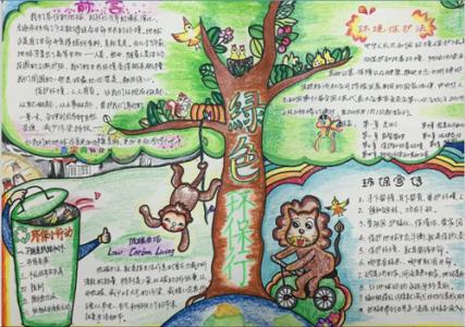 环保教育的手抄报 环保教育手抄报图片