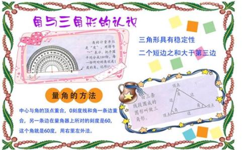 四年级数学手抄报 数学手抄报图多字少