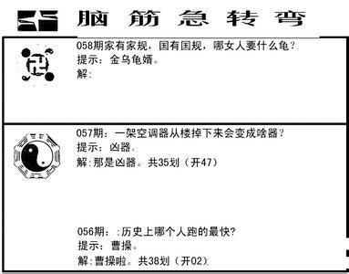 脑筋急转弯题目及答案 有题号的脑筋急转弯题目及答案