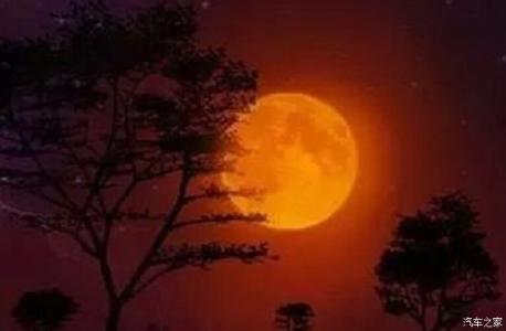 红色的月亮有什么征兆 月亮为什么会变红