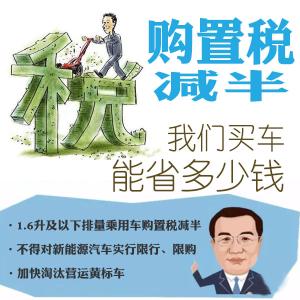 2017年买车购置税减半 2017购置税减半政策全文_2017买车购置税减半吗