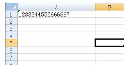 office2007 位数 excel2007中巧妙输入位数较多数字的操作方法