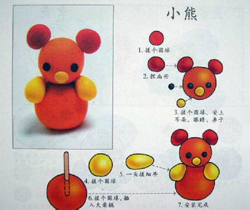 幼儿彩泥手工简单制作 幼儿超轻彩泥手工制作图片