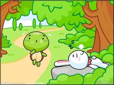 龟兔赛跑英文版带翻译 龟兔赛跑英语故事带翻译
