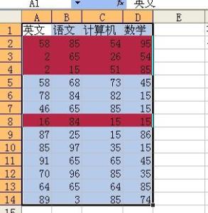 excel2007筛选 excel2007把红色数据筛选出来的方法