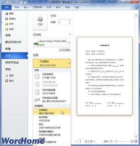 word打印文档属性 Word2003无法打印多篇文档的属性信息