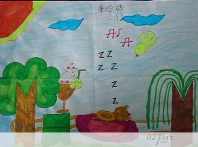 儿童画春天的图画 幼儿园美丽的春天图画 关于春天的儿童画作品图片下载