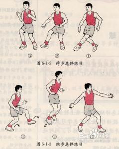 篮球跨步急停练习方法和注意事项