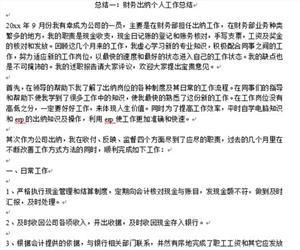 机关出纳个人总结 出纳转正个人工作总结