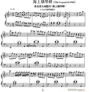 海上钢琴师所有钢琴曲 1900钢琴曲