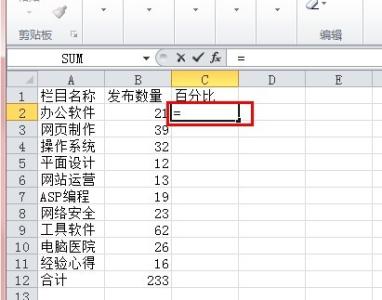 excel2010百分比函数 excel2010百分比函数如何使用