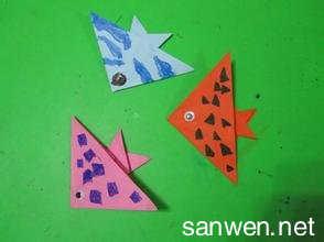 中班幼儿折纸手工作品 关于中班手工折纸作品图片