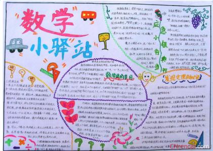 五年级数学手抄报大全 五年级上数学手抄报图片大全